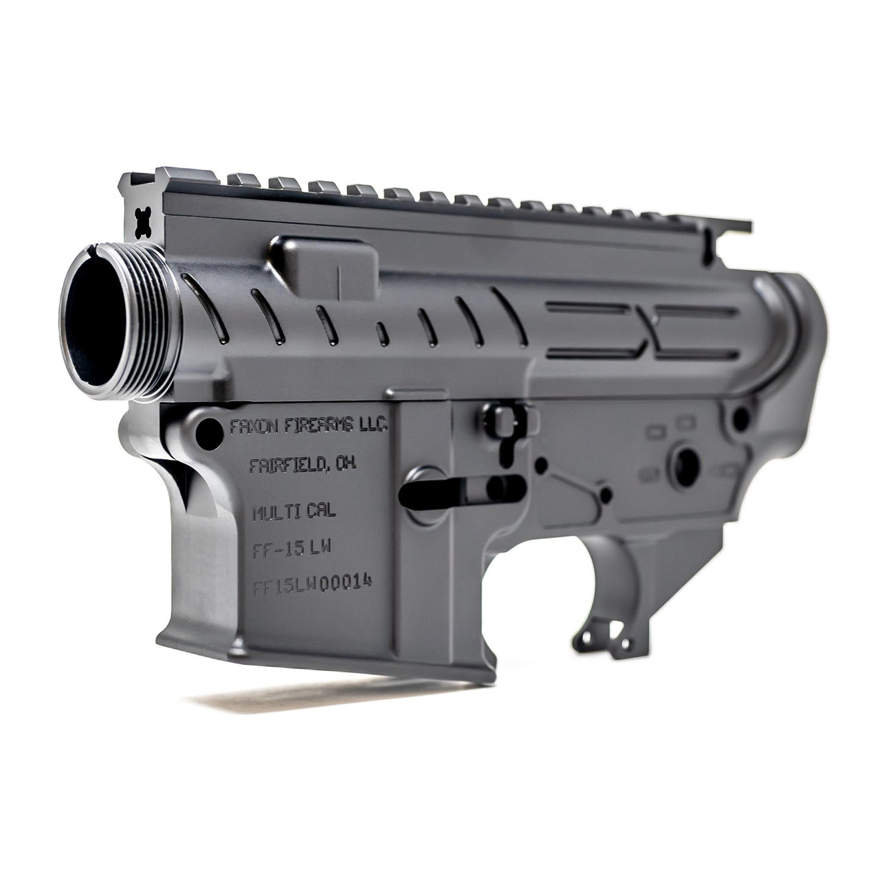 Faxon Armory X-Tra Lite AR-15 Receiver Set - Black