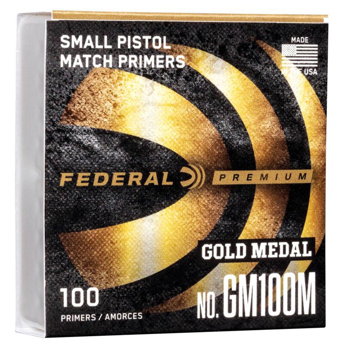 Federal Ammunition GM100M Gold Medal Premium Small Pistol Multi-Caliber Handgun - 1000 Rounds