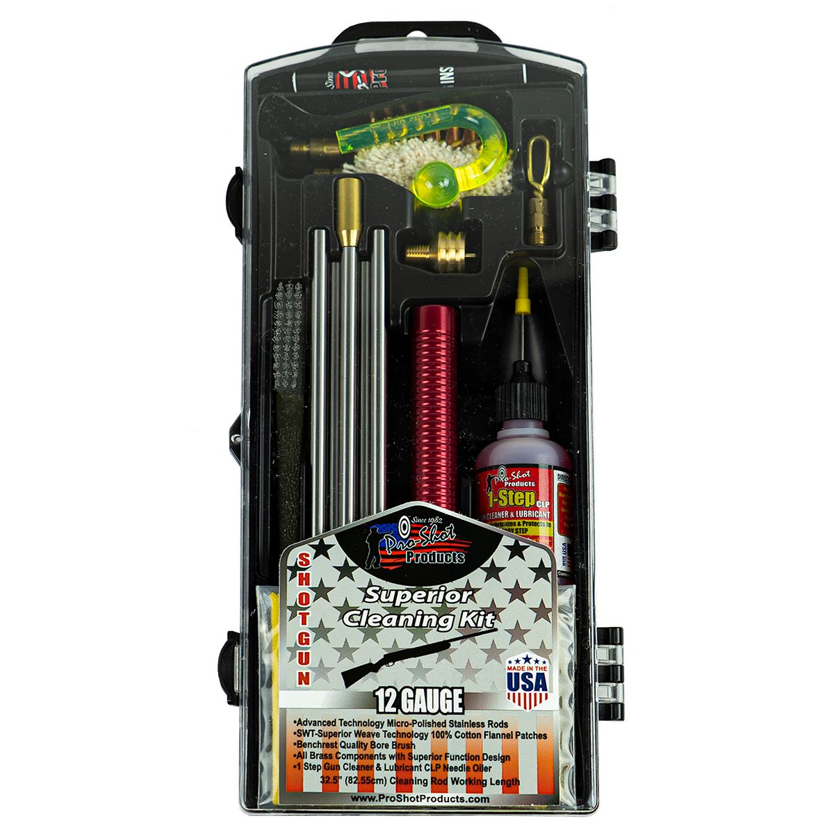 Pro-Shot Products, Classic Box Kit, Cleaning Kit, 12 Gauge Shotgun