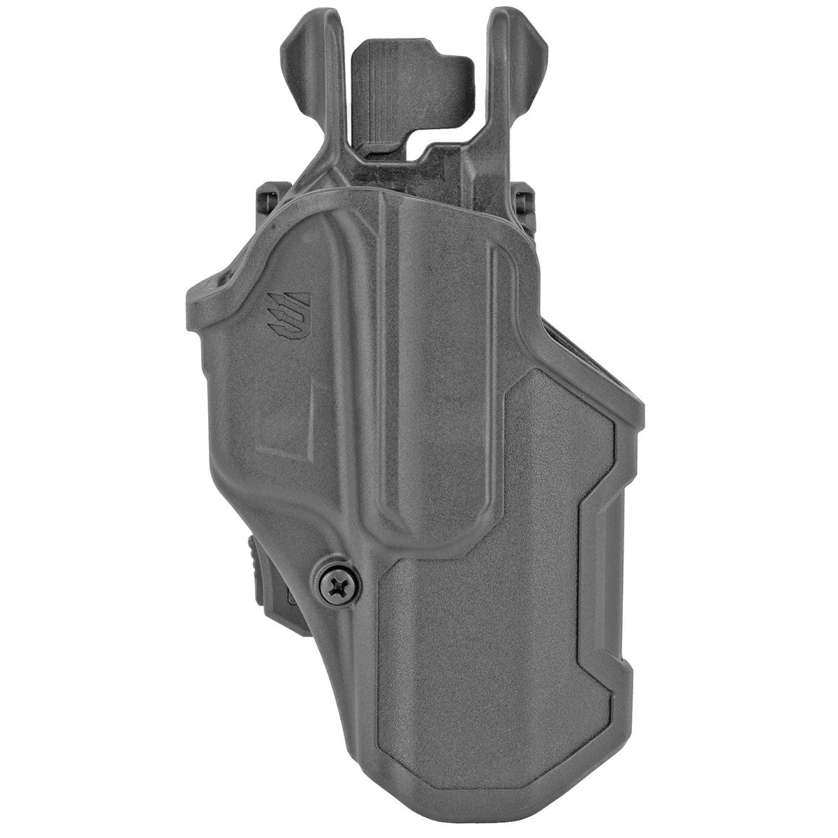 Blackhawk 410713BKR T-Series L2C Non-Light Bearing OWB Black Polymer Belt Loop/Clip Fits For Glock 21 37 20 38 Right Hand