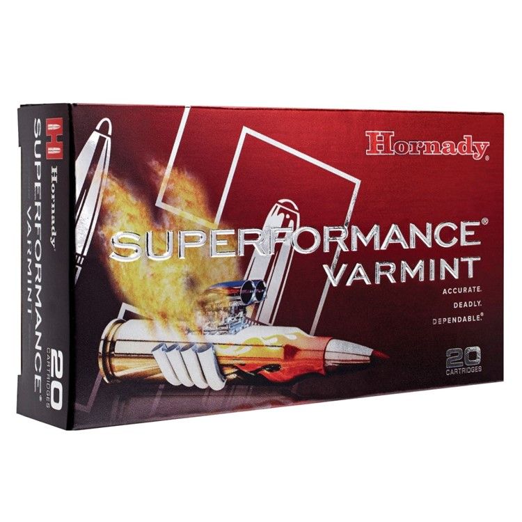 Hornady 8334 Superformance Varmint Varmint 22-250 Rem 35 gr Non-Traditional eXpanding (NTX) Rifle Ammo - 20 Rounds