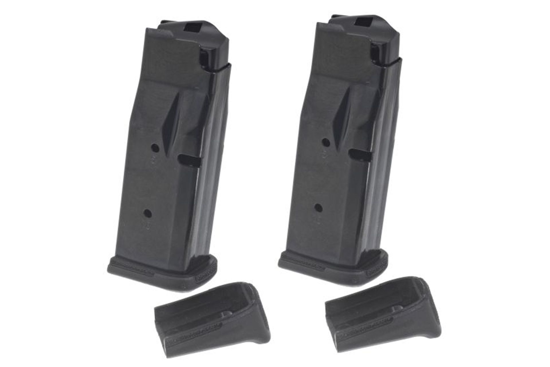 Ruger, Magazine, 380 ACP, 10 Rounds, Fits Ruger LCP MAX, Steel, Blued Finish, Black, 2 Pack