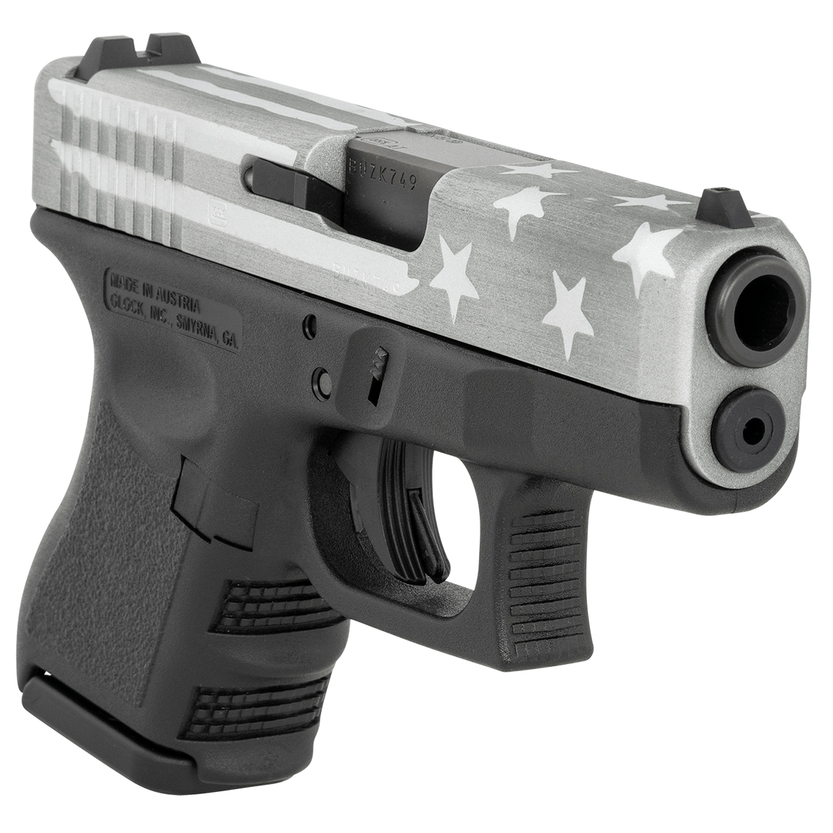 Glock G26 Gen3 3.43" 9mm Luger 10Rd Compact Semi-Auto Pistol - Black