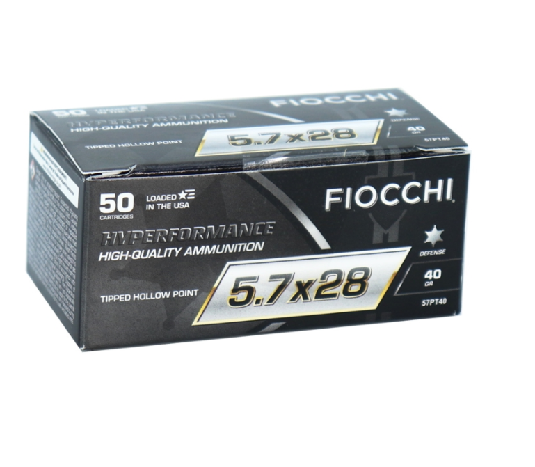 Fiocchi Hyperformance 5.7x28mm 40GR HP Ammo Rifle Ammo - 500 Rounds