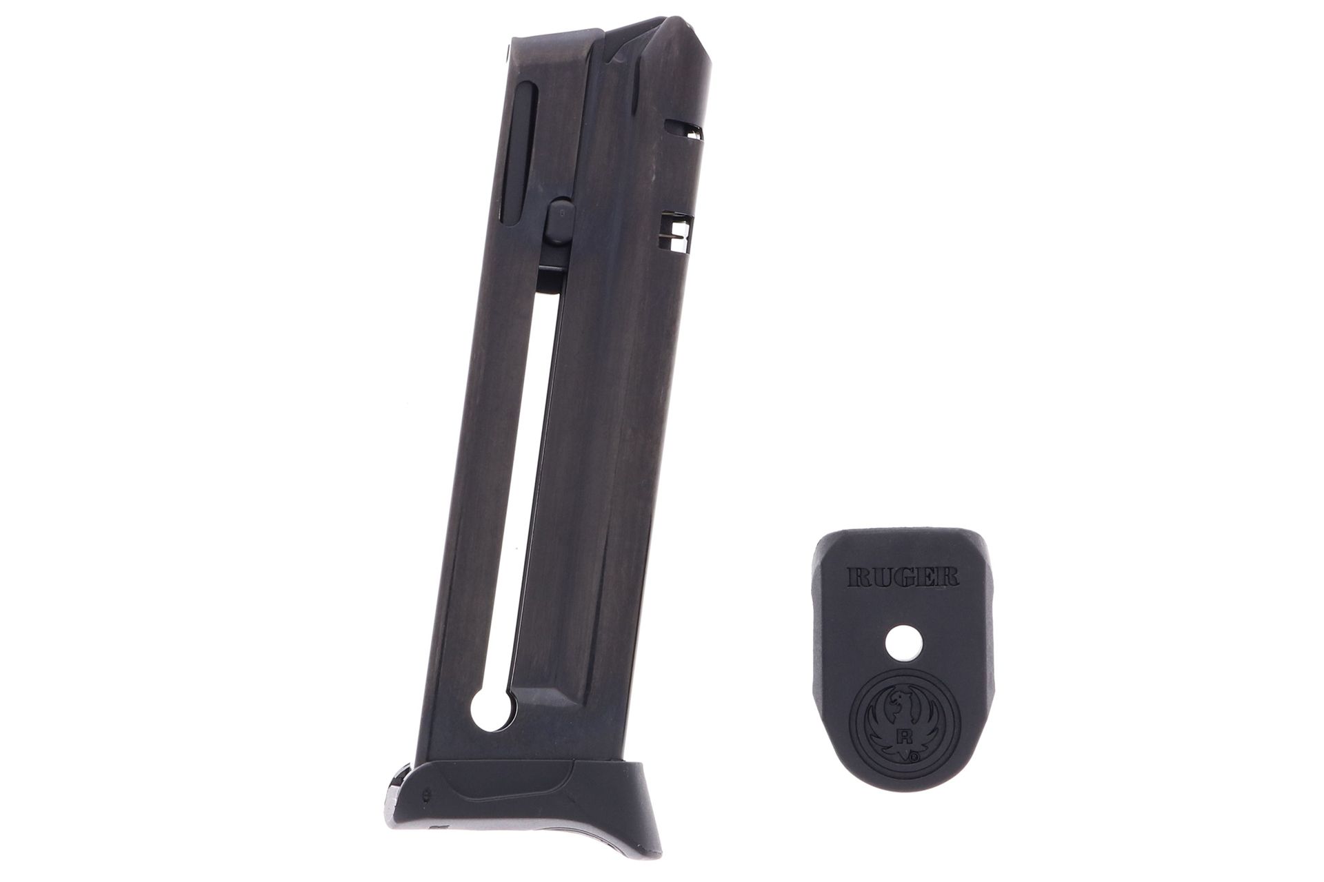 Ruger Magazine 22LR 10 Rounds Fits Ruger SR22 with Finger Rest Steel Blued Finish