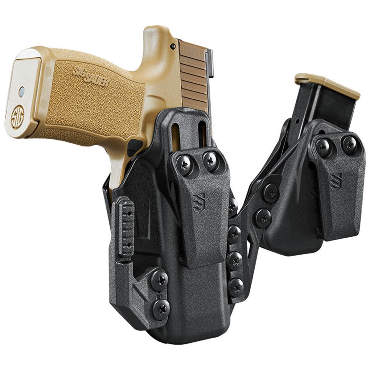 Blackhawk Stache Premium Holster Kit IWB Black Polymer Belt Clip Fits Ruger Max-9 Ambidextrous