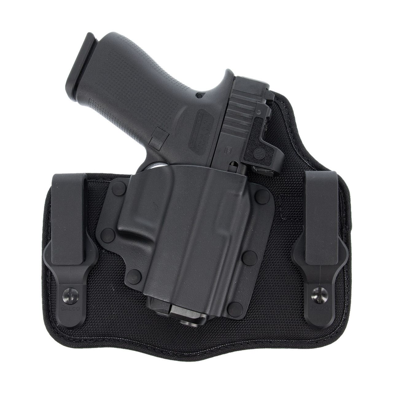Galco KTC800RB KingTuk Cloud IWB Black Kydex/Nylon UniClip Fits Glock 43 Fits Glock 43X Fits Springfield Hellcat Pro Right Hand