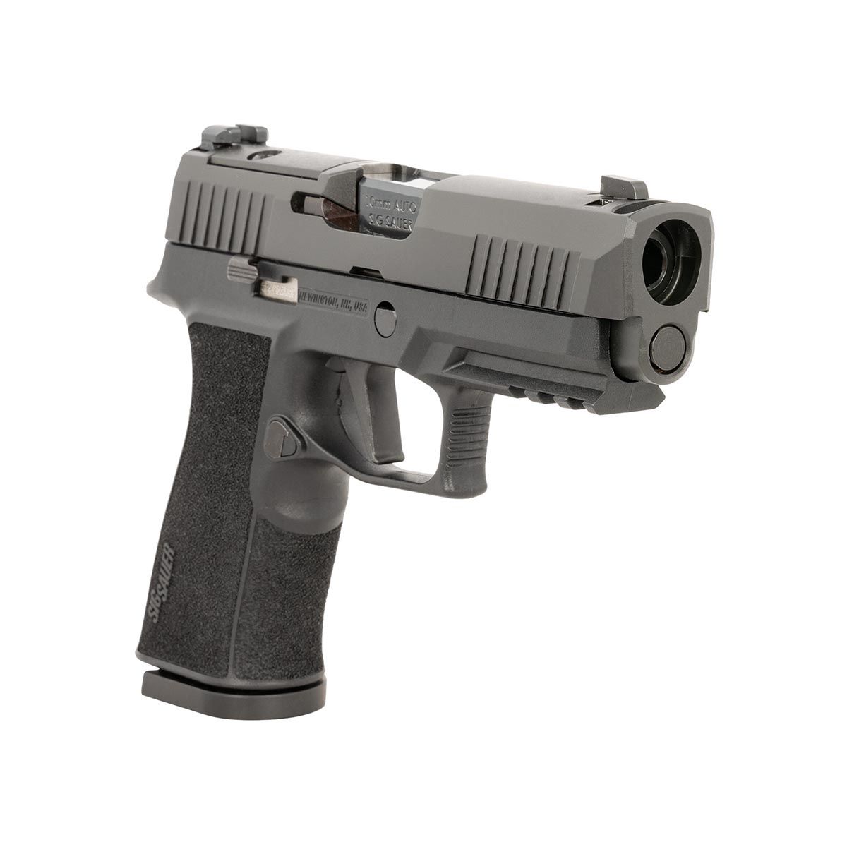 Sig Sauer P320 XTen COMP 3.8" Compact Frame 10mm Auto 15+1Rdl Integrated Compensation/Optic Ready/Serrated Stainless Steel Slide