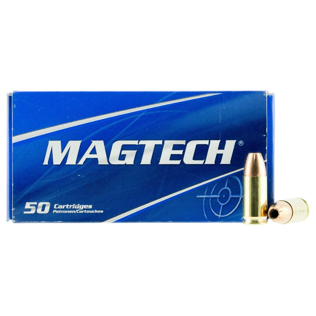 Magtech 44C Range/Training 44 Rem Mag 240 gr Full Metal Jacket Flat Nose Handgun Ammo - 50 Rounds