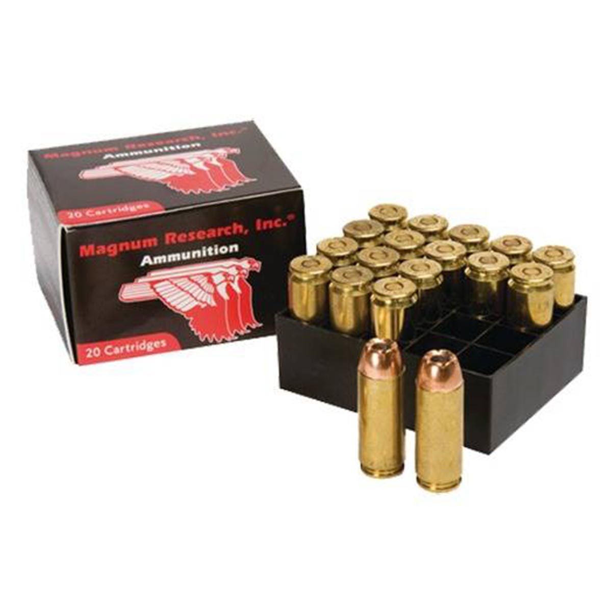 Magnum Research DEP50HPXTP3 Desert Eagle 50 AE 300 gr Jacket Hollow Point Handgun Ammo - 20 Rounds
