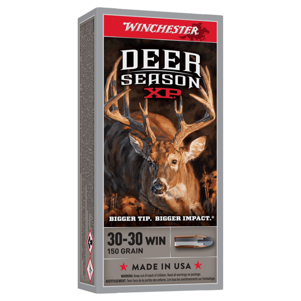Winchester Ammunition DEER SEASON XP 30-30 Winchester 150 Grain Ballistic Tip Rifle Ammo - 20 Rounds