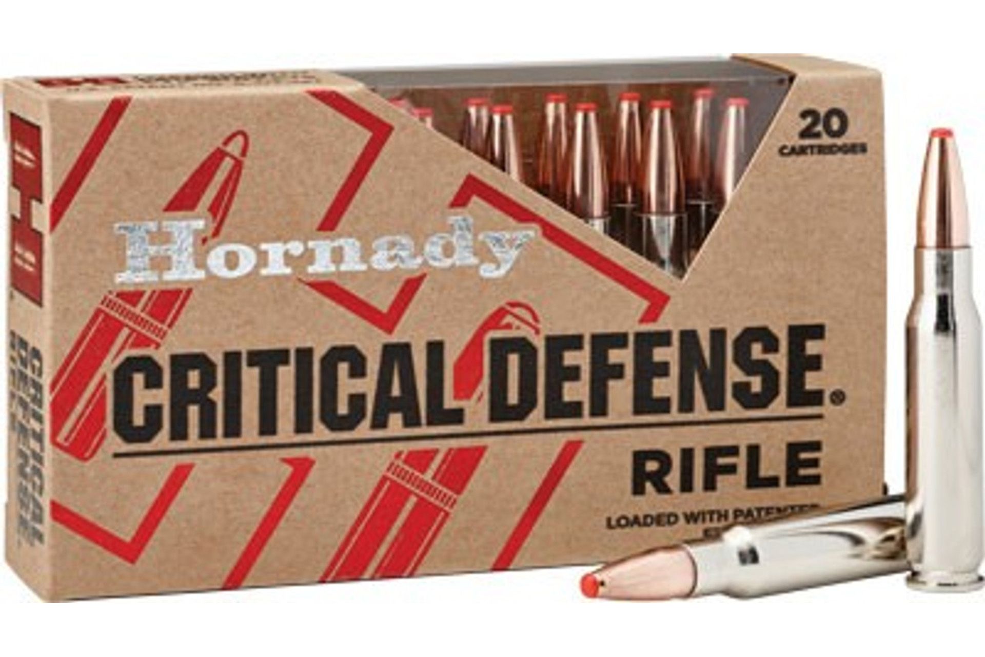 Hornady 80920 Ammo 308 WIN 155 FTX CRIT DEF