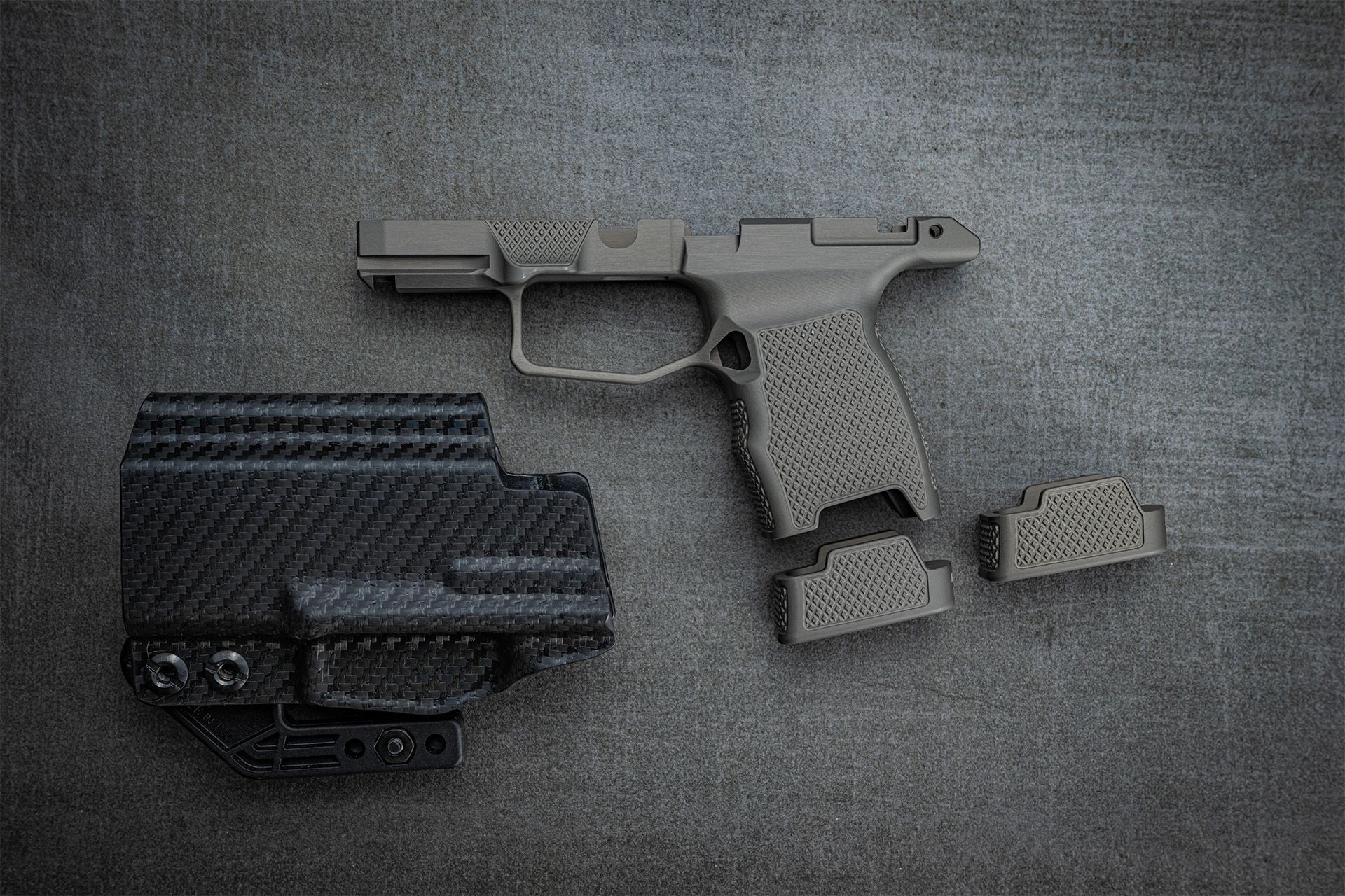 Juggernaut Tactical P365 Grip Module - Anodized Gray