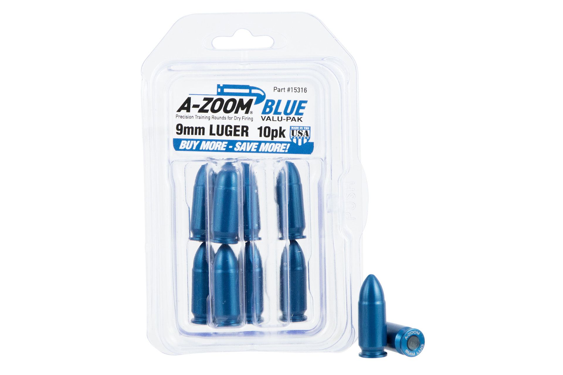 A-Zoom SNAP CAP 9MM BLUE