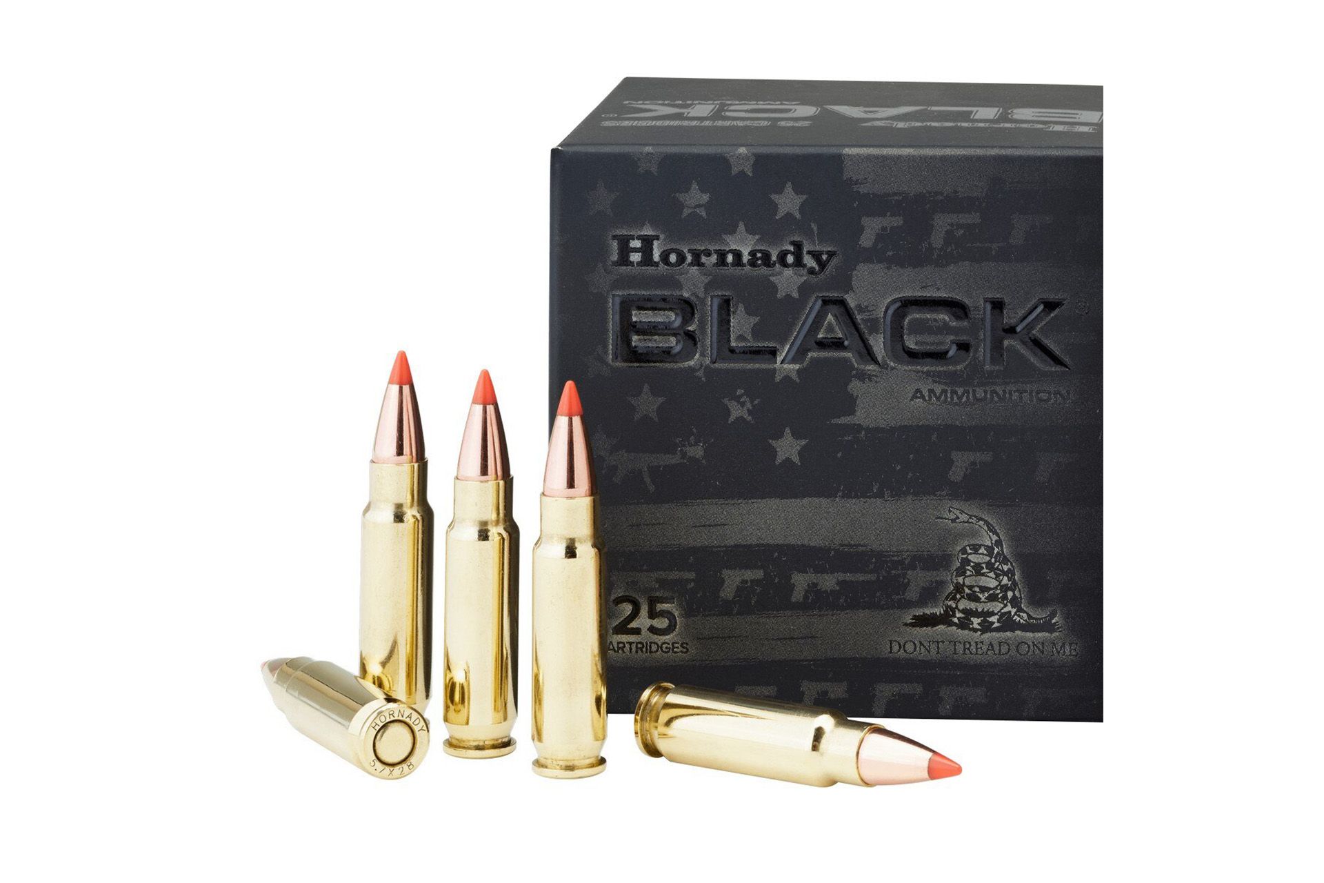Hornady Black 5.7x28mm Ammo 40 Grain V-Max, 25rd
