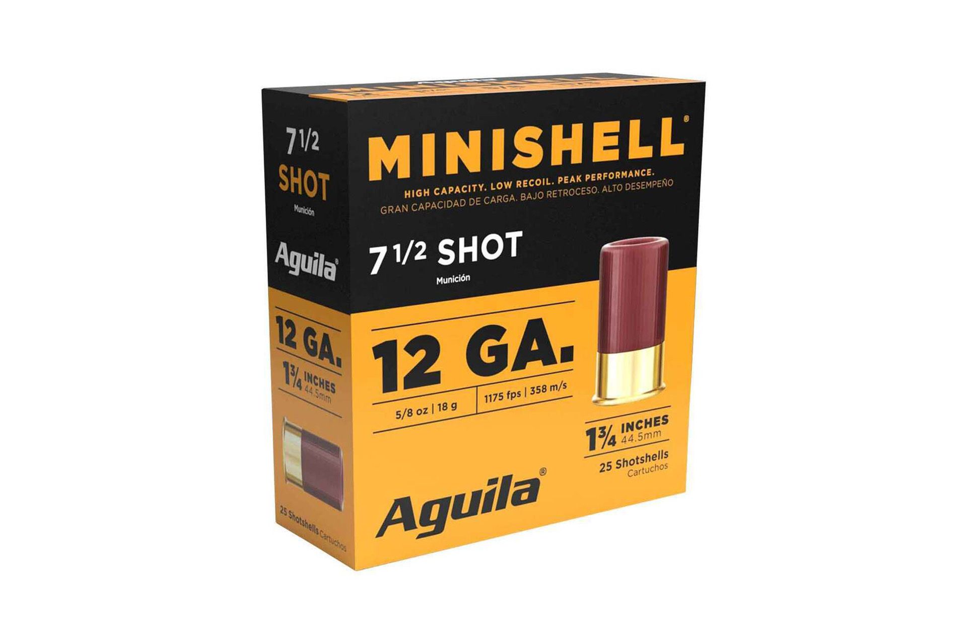 Aguila Minishell 12 Gauge 1-3/4in #7.5 Target Shotshells - 25 Rounds