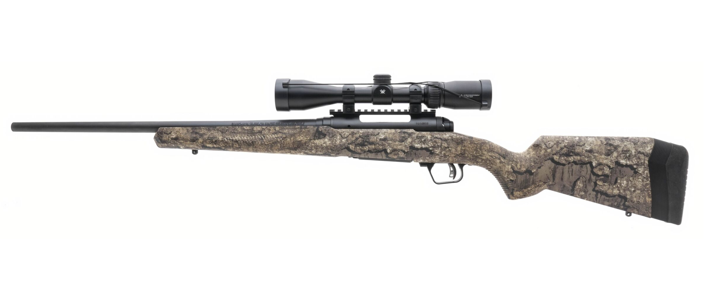 Savage Arms 110 Apex Hunter XP Camo Bolt Action Rifle with Vortex Crossfire II 24" 4+1 308 Winchester