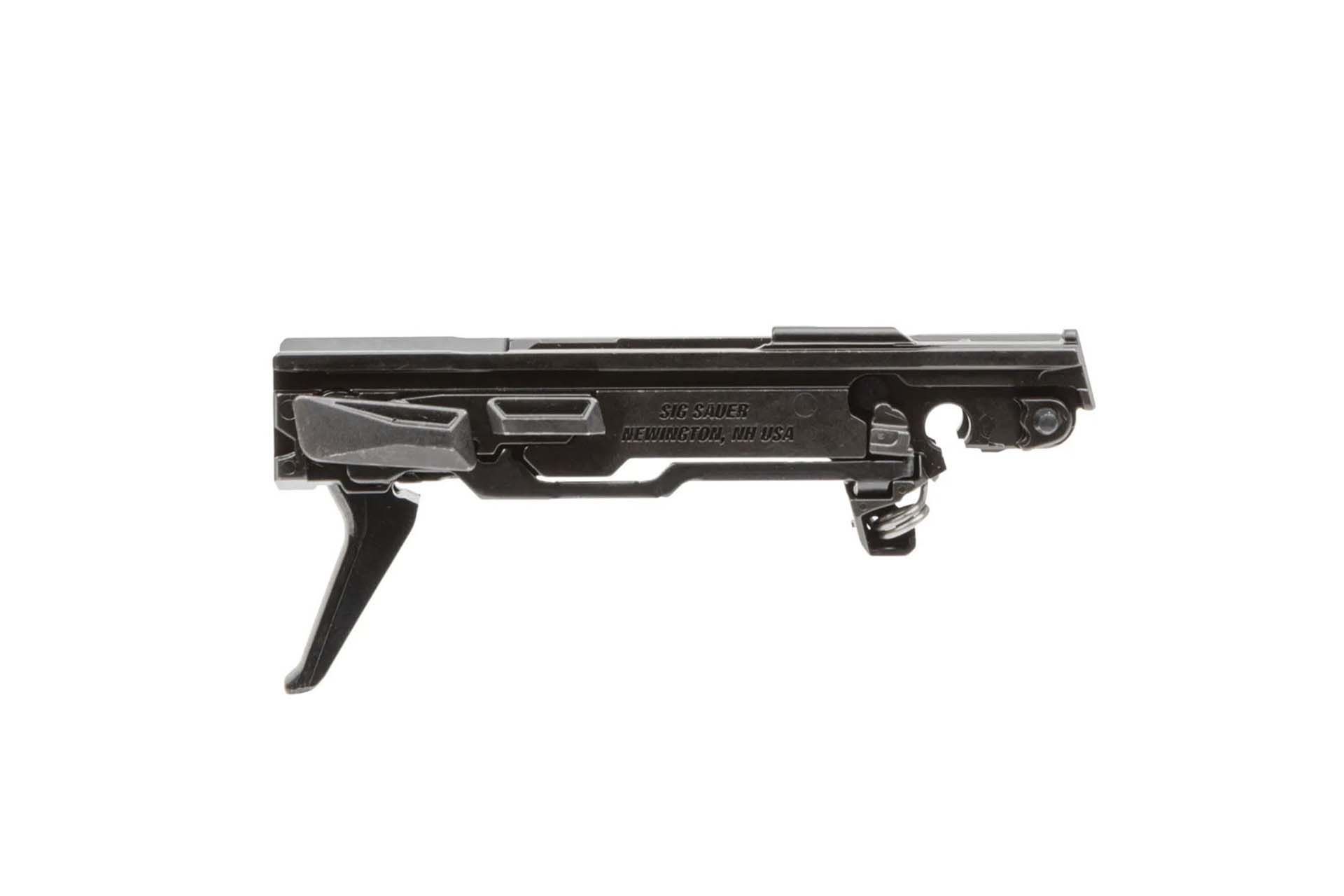 Sig Sauer 8900165 P365 Custom Works *FFL Item (FCU Only), 9/380, Black Nitride, Titanium Frame & Flat Face Trigger, Fits Sig P365 Parts