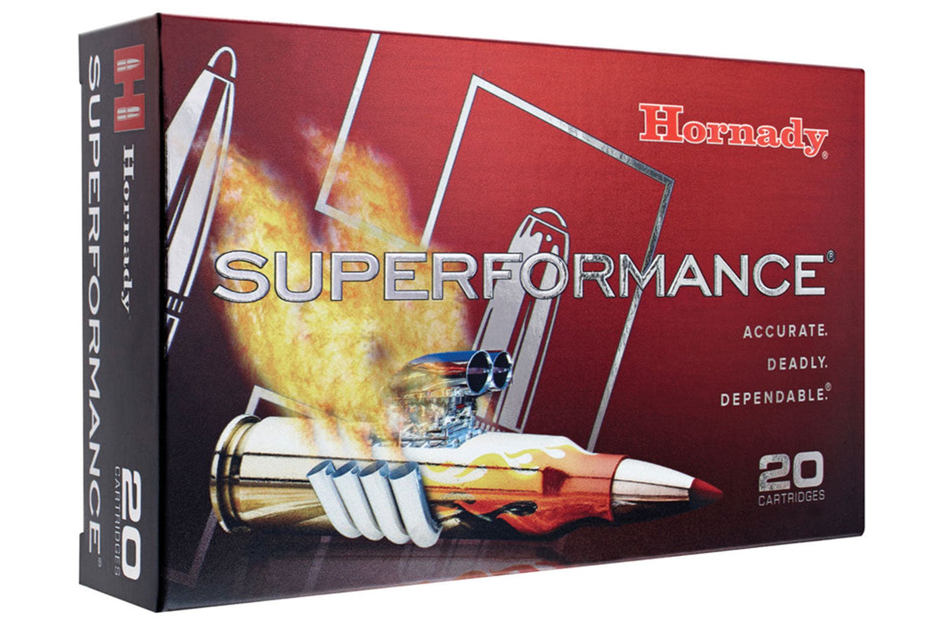 Hornady 81353 Superformance 257 Roberts 117 gr Super Shock Tip 20 Per Box/ 10 Cs