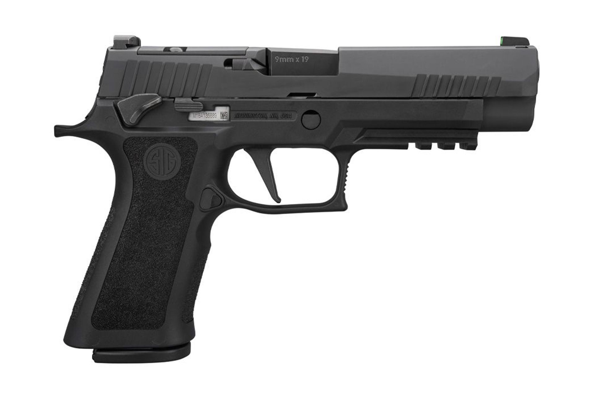 SIG Sauer P320 XFull 4.7" 10rd 9mm CA Compliant Pistol W/ Vortex Defender ST 3-MOA RED DOT - BLACK