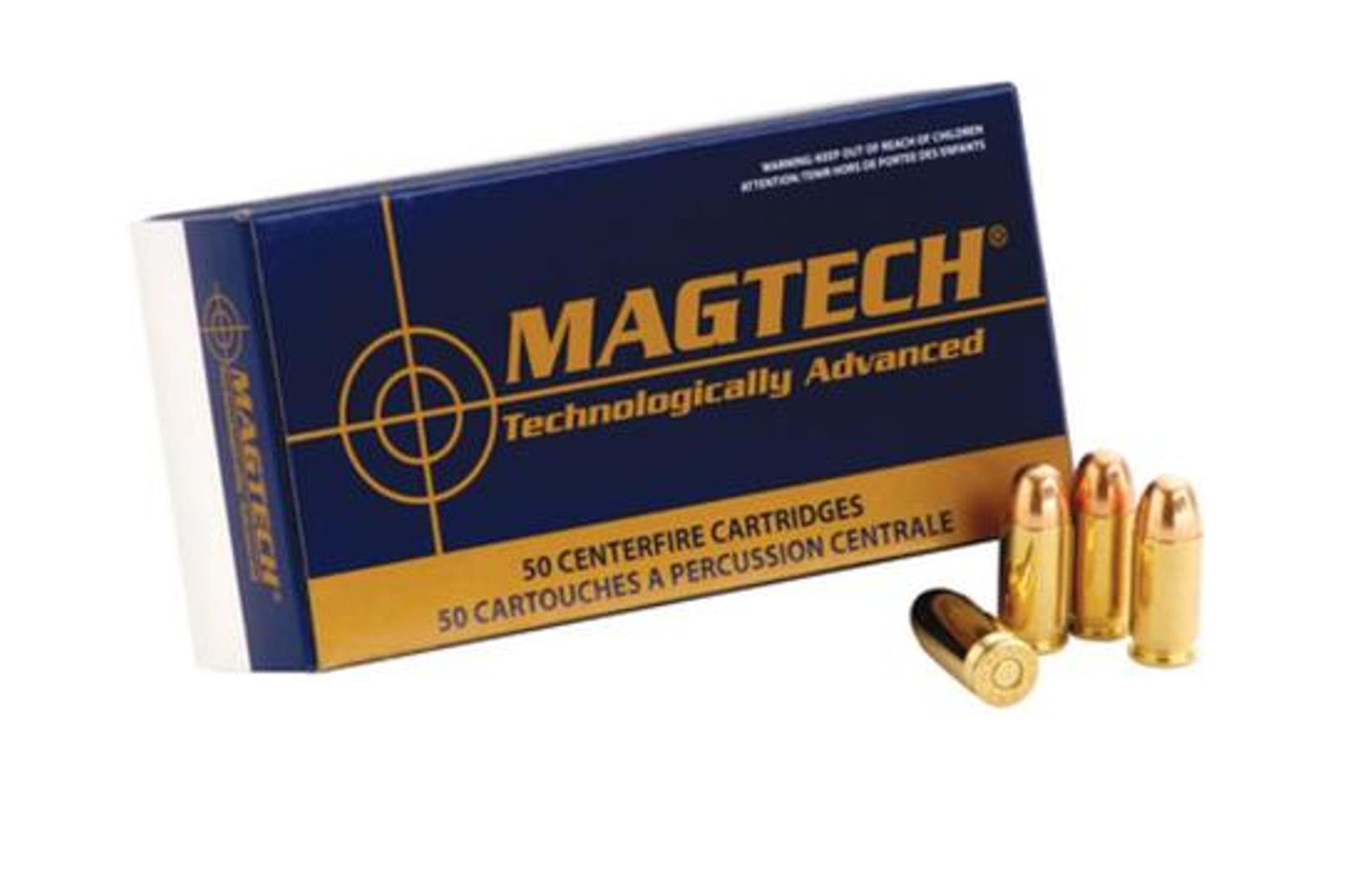 Magtech 38S Range/Training 38Super+P 130gr Full Metal Jacket 50 Per Box