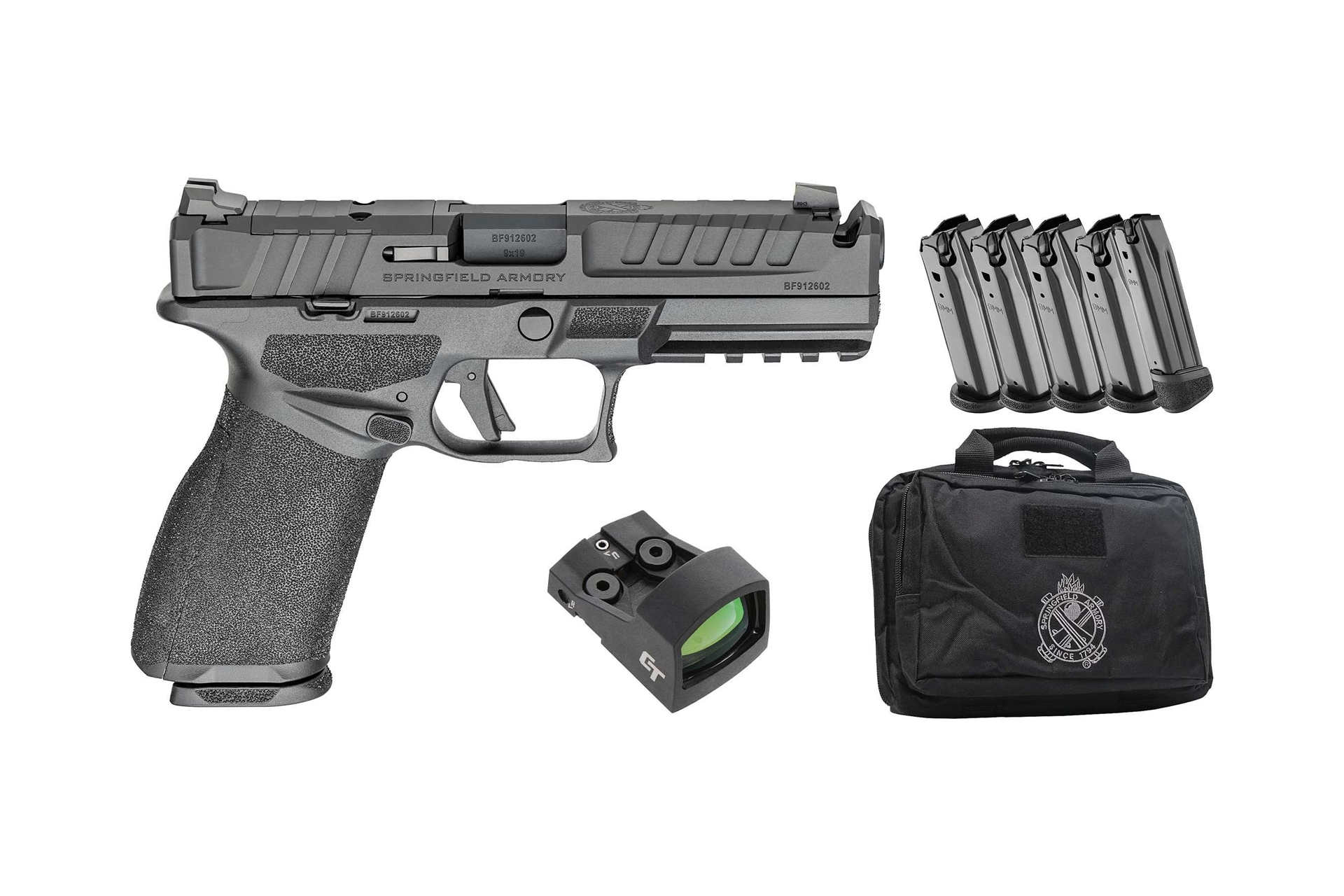 Springfield Echelon Comp 4.5F 9mm 4.5" 20rd Semi-Auto Pistol w/ Gear-Up Bundle