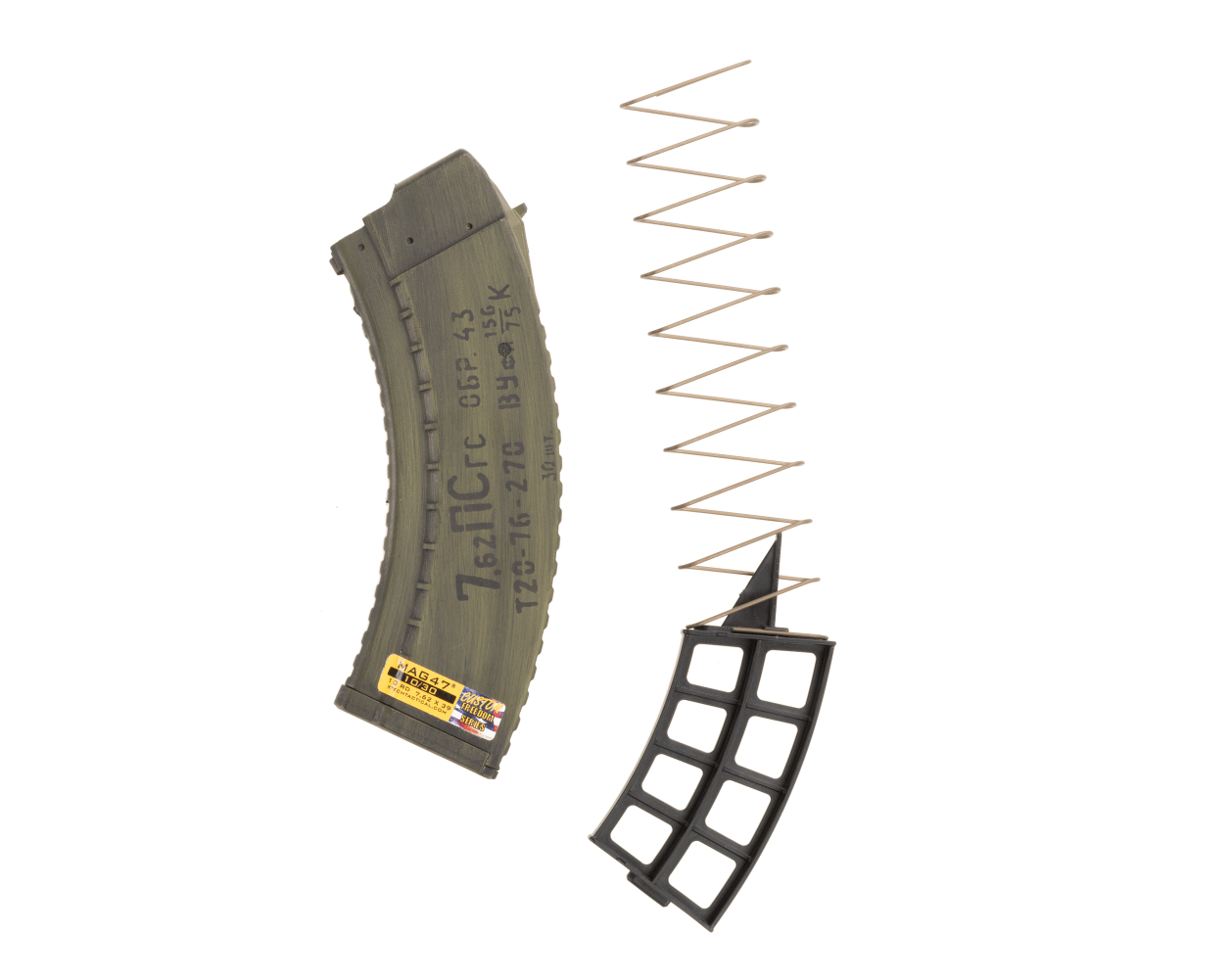 Xtech Tactical 10/30 7.62x39 AK47 Slab Side Mag47 Elite Cerakote Spam Can