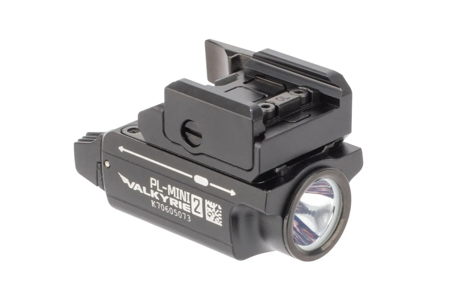Olight PL-MINI 2 Valkyrie 600 Lumen Rechargeable Quick Release Ultra Compact Pistol Flashlight - Black