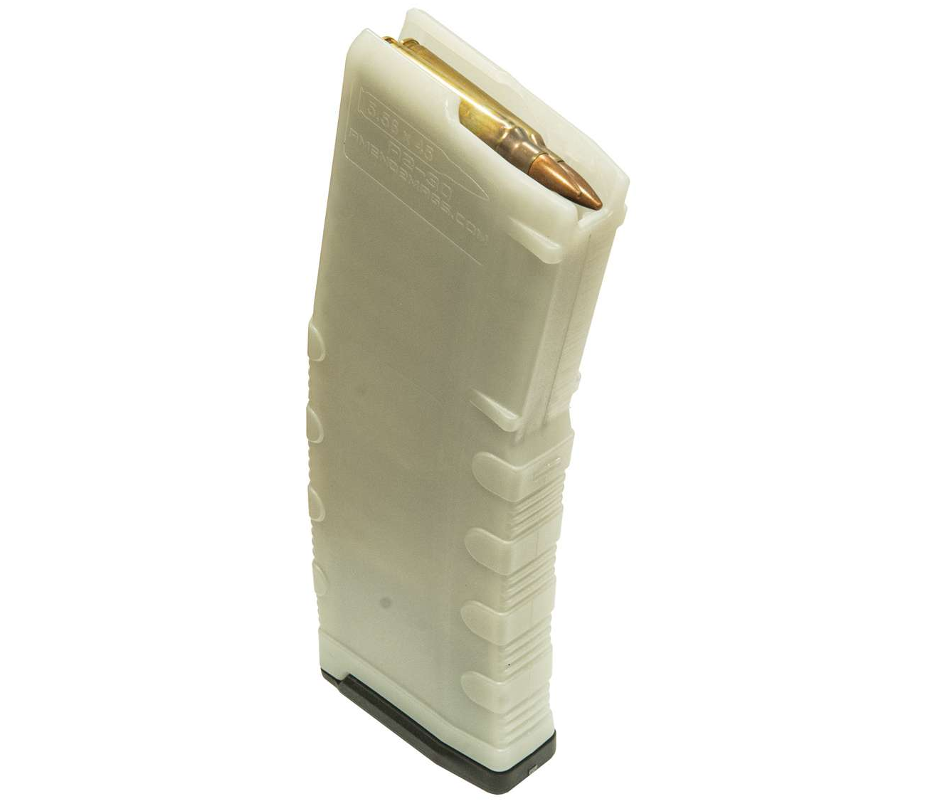 Amend2 AR-15/M4/M16 5.56x45mm NATO/.223 Remington Mod-C Translucent Glow-In-The-Dark 30-Round Magazine