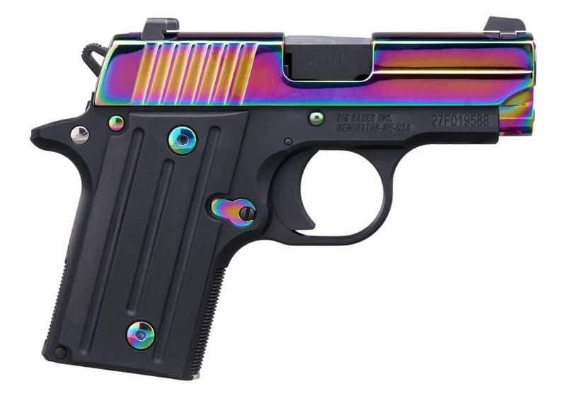 Sig Sauer P238 Rainbow 380 ACP Semi-Auto Pistol - 2.7" - 6 Round - Rainbow
