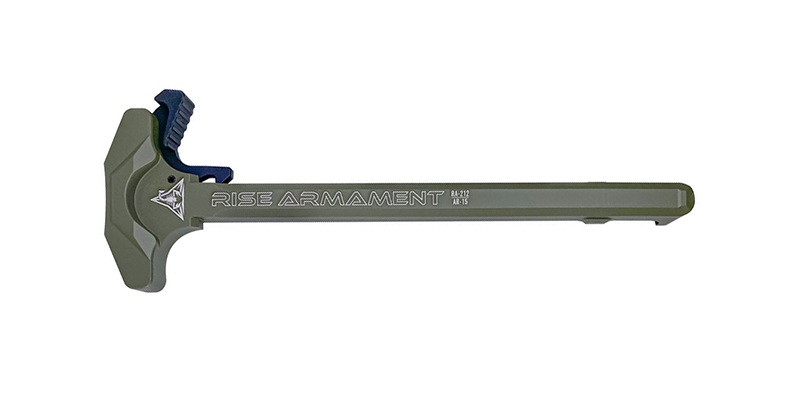 Rise Armament RA-212 Extended-Latch Charging Handle - OD Green