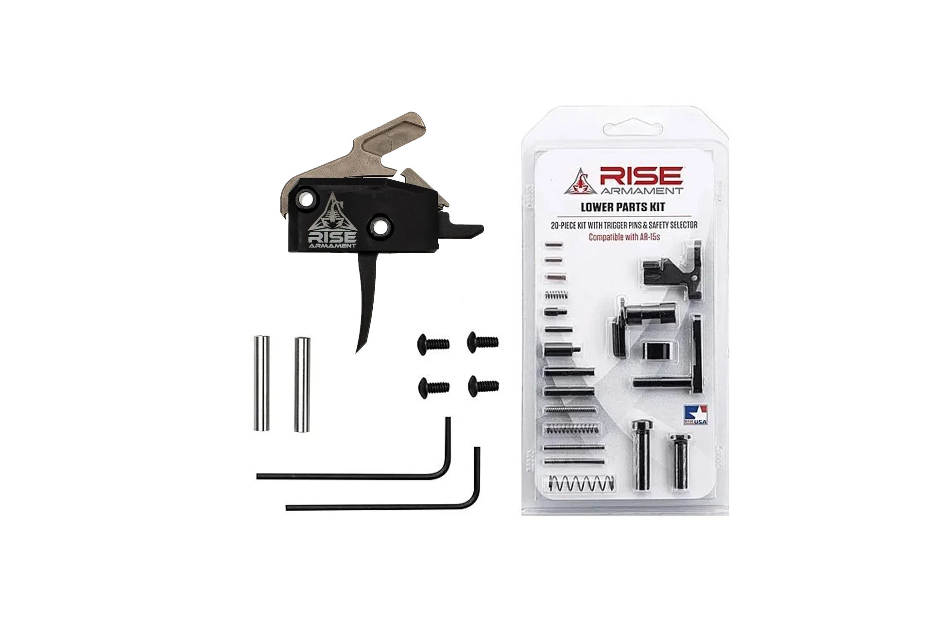 Rise Armament RA-434 Drop-in Trigger + LPK - Black