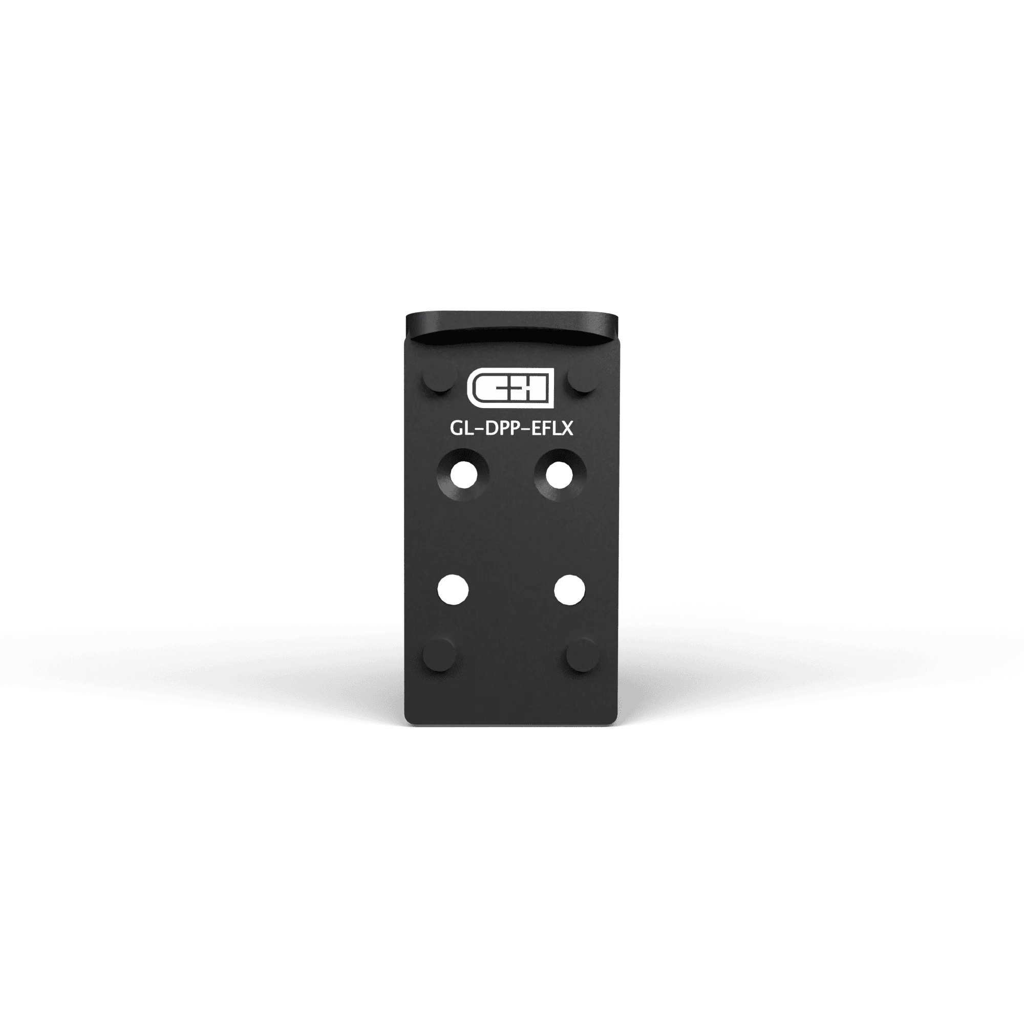 C&H Precision V4 Optic Plate Glock MOS to DeltaPoint Pro/EOTech EFLX - Black