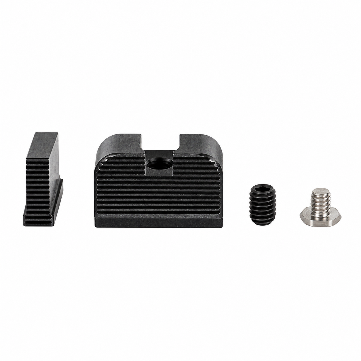 C&H Precision Backup Iron Sights for SRO-Height Optics on Glock or Walther PDP - Black