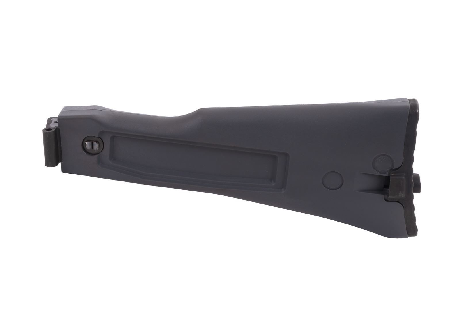 MSR Buttstock left-side folding polymer gray 4.5mm pivot pin hole US made