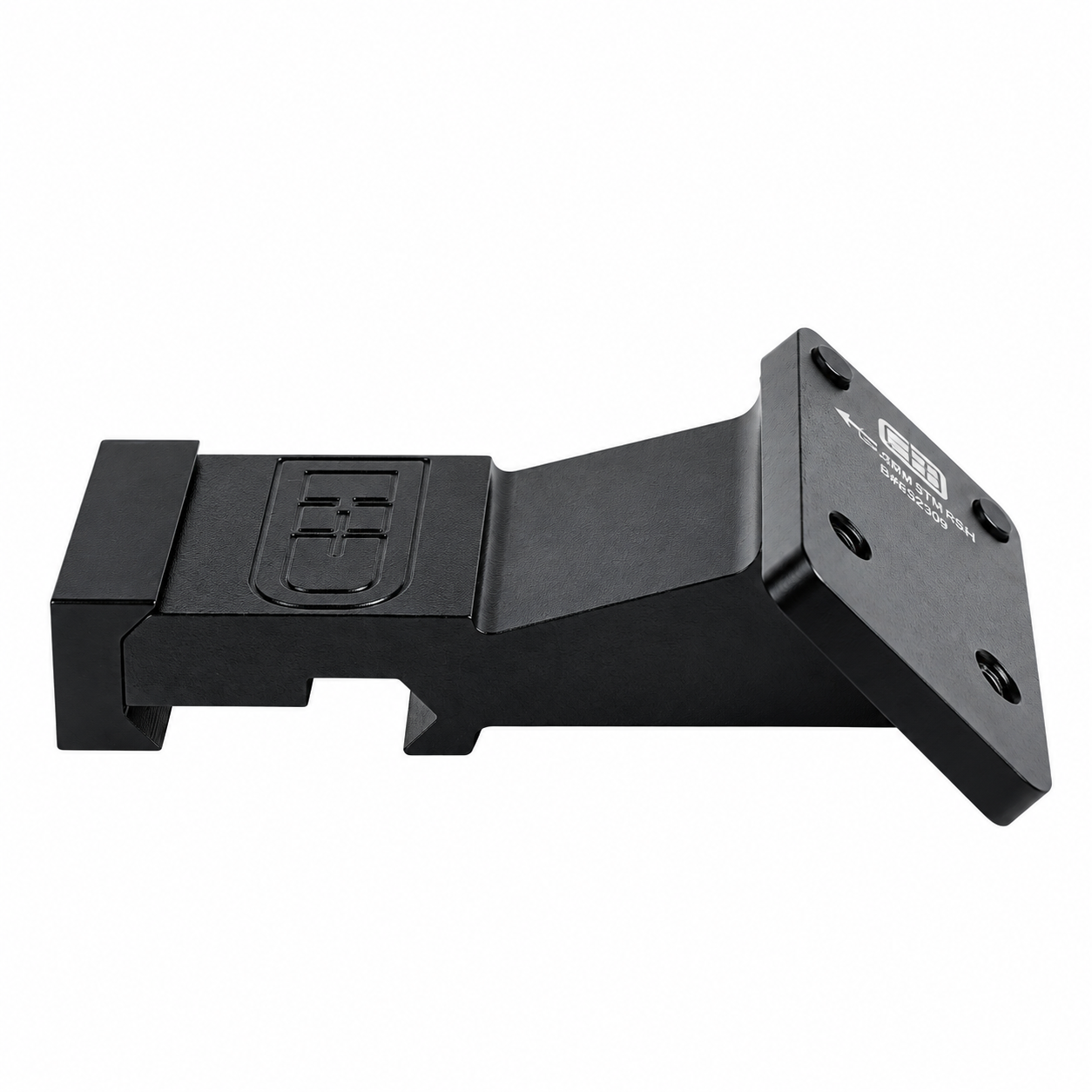 C&H Precision 45 Degree Offset Picatinny Mount for Holosun 407K/507K & C&H EDC - Black