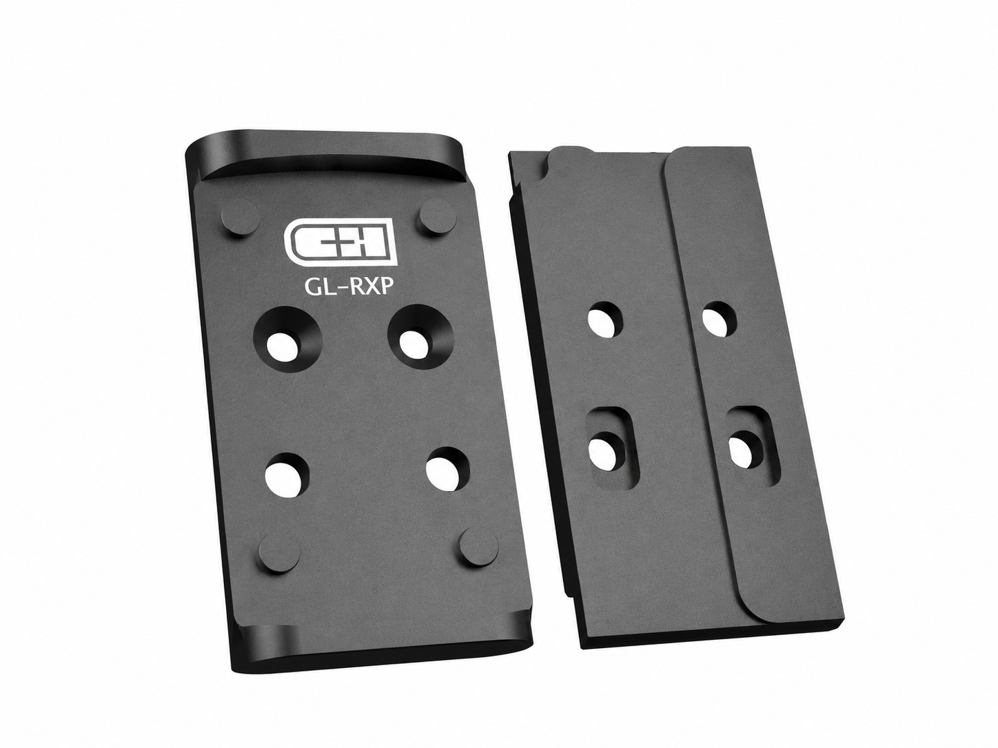 C&H Precision V4 Optic Plate Glock MOS to SIG Romeo-X Pro - Black