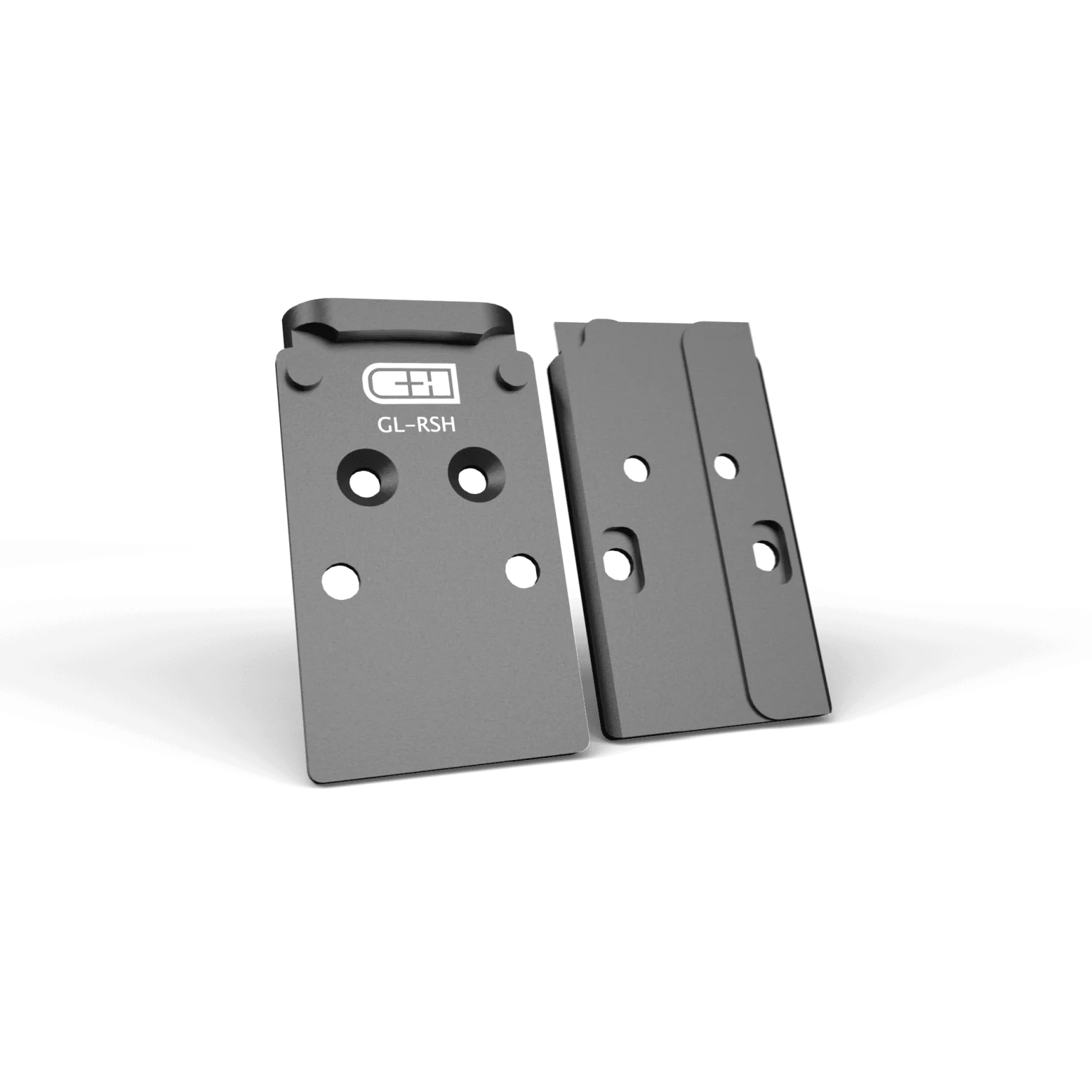 C&H Precision Glock MOS Steel Plate for Trijicon RMR & Holosun 407C/507C/508T - Black