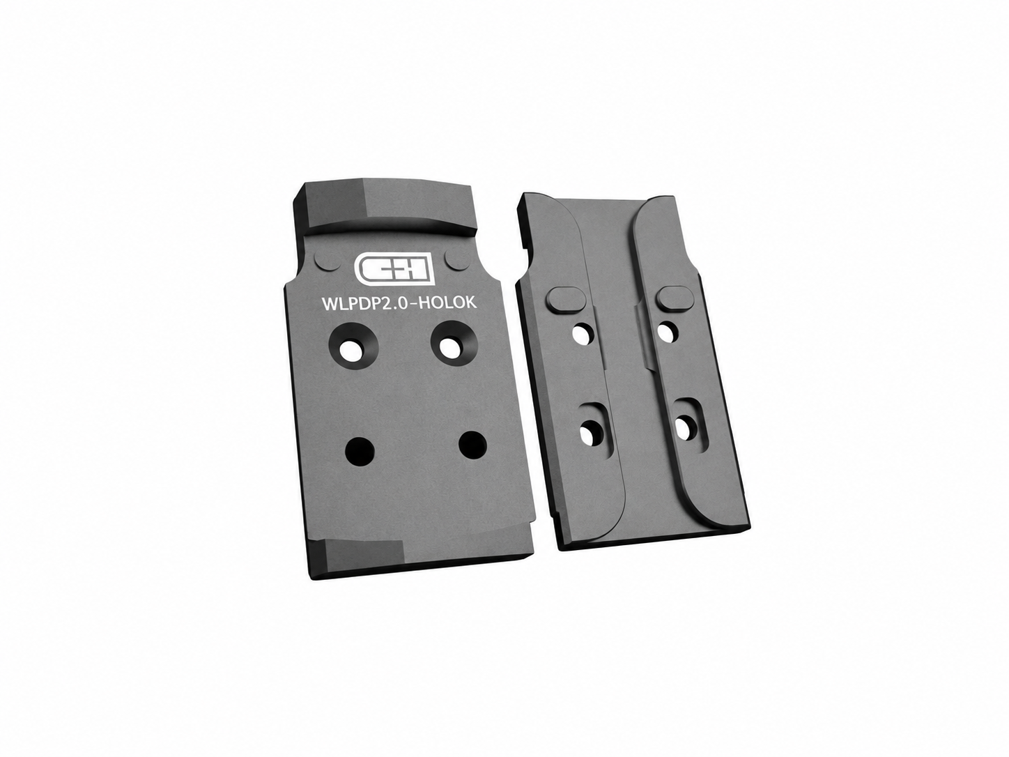 C&H Precision Optic Plate Walther PDP 2.0 to Holosun 407K/507K/EPS - Black