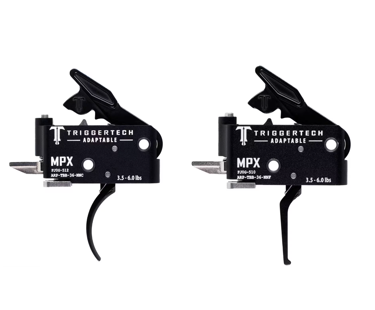 Triggertech MPX Two Stage Trigger Black Adaptable