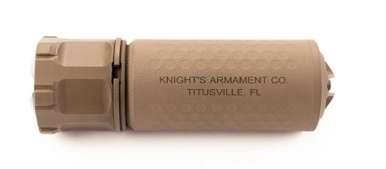 Knights Armament 5.56 MCQ-2 Suppressor Fde With QDC Flash Hider