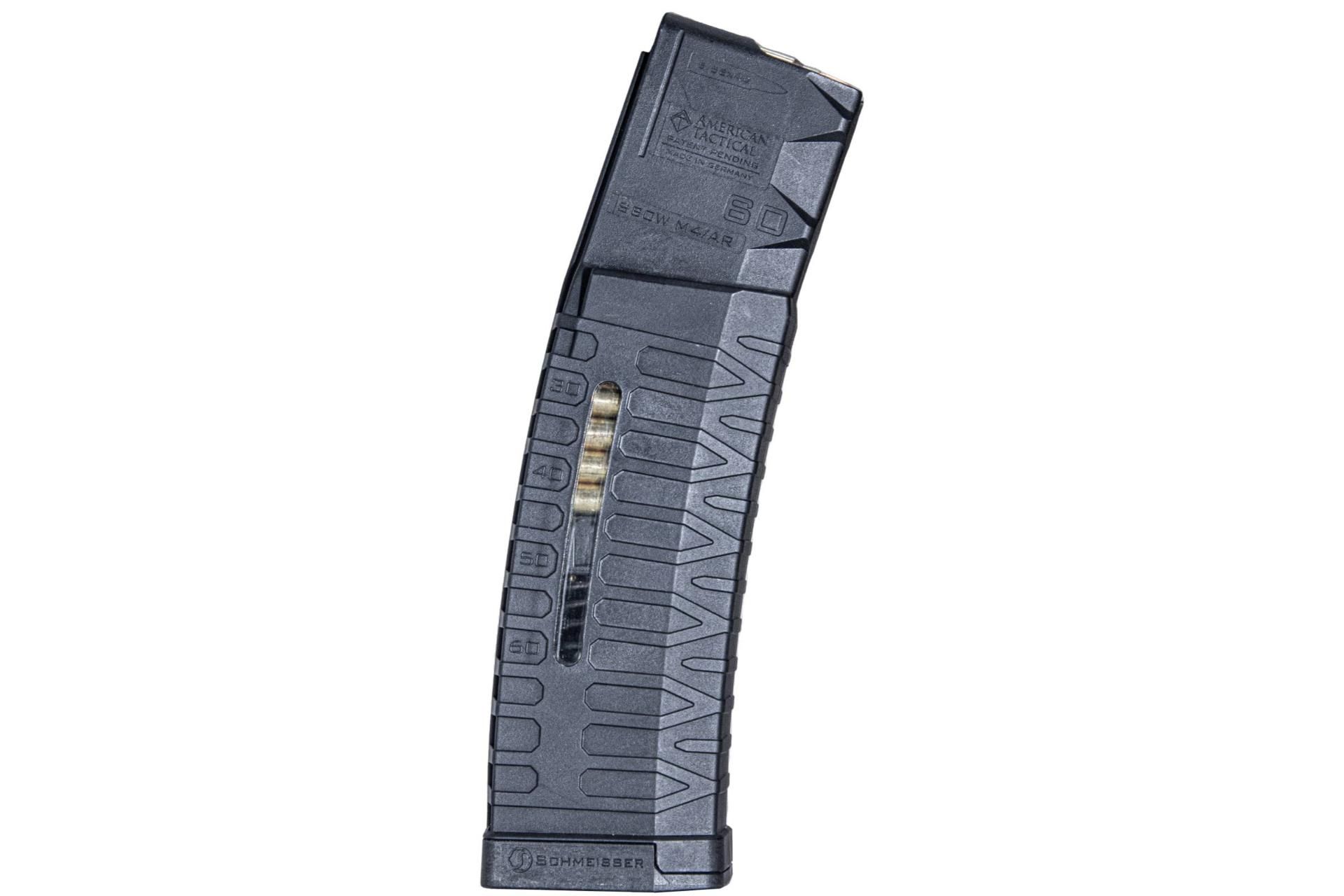 ATI Schmeisser 5.56 / .223 AR-15 60-Round Windowed Magazine