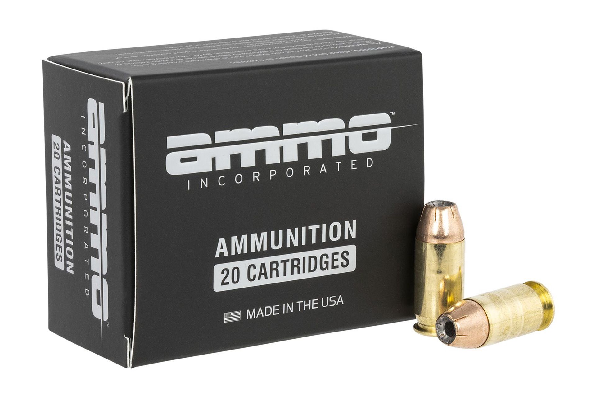 Ammo Inc .45 ACP 230 Grain Jacketed Hollow Point Ammo - 200 round case