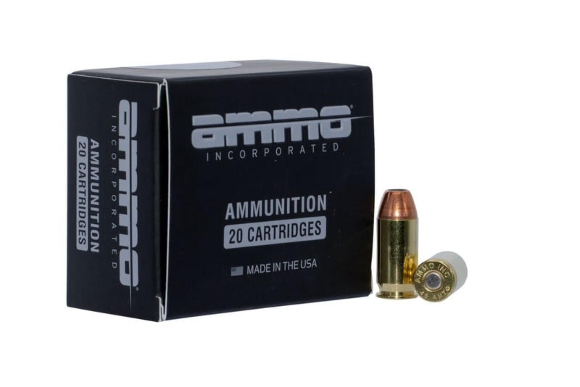 Ammo Inc. .45 Auto 230 gr Jacketed Hollow Point Signature Line Handgun Ammo - 20 Rounds