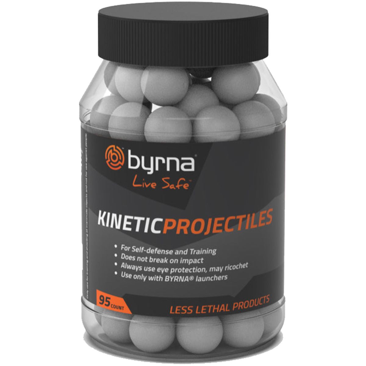 Byrna Technologies SP68603 Home Defense Kinetic Practice Projectiles 3.2 grams 95ct