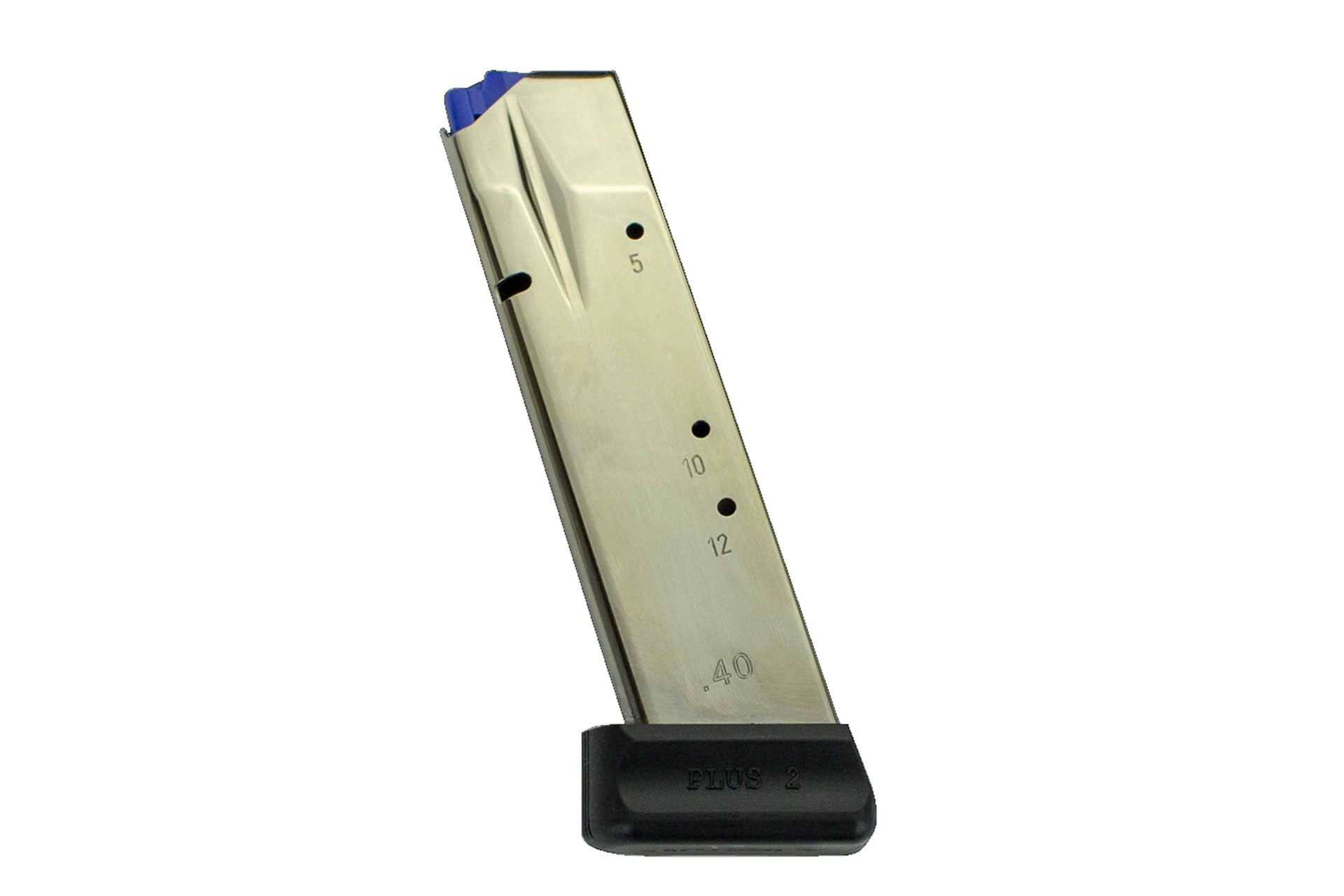 CZ-USA 75 SP-01 Shadow 2 9MM 19RD Nickel Plastic Plus 2 Base Pad Magazine