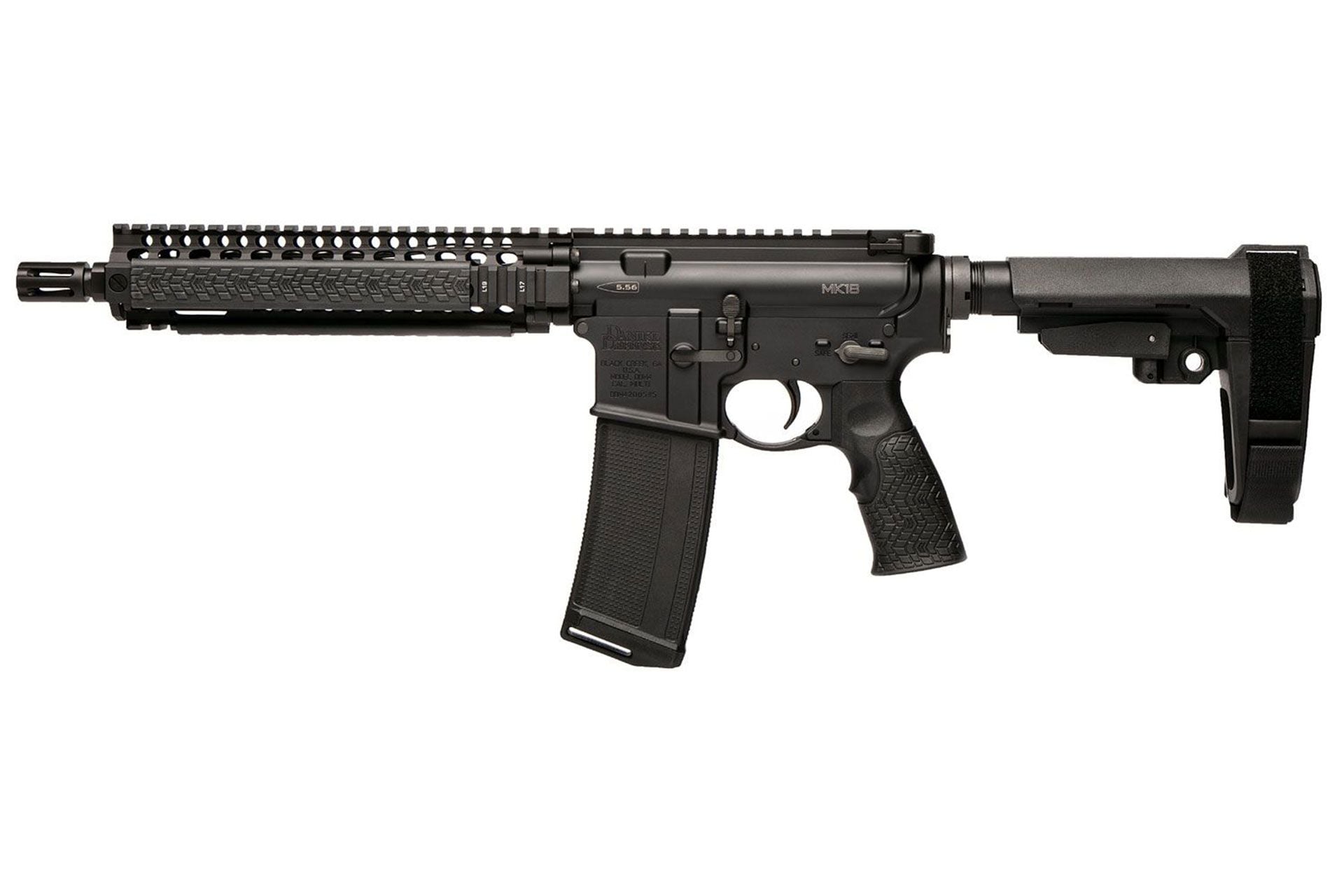 Daniel Defense DDM4 MK18 5.56 NATO 30+1 AR Pistol Anodized Matte Black