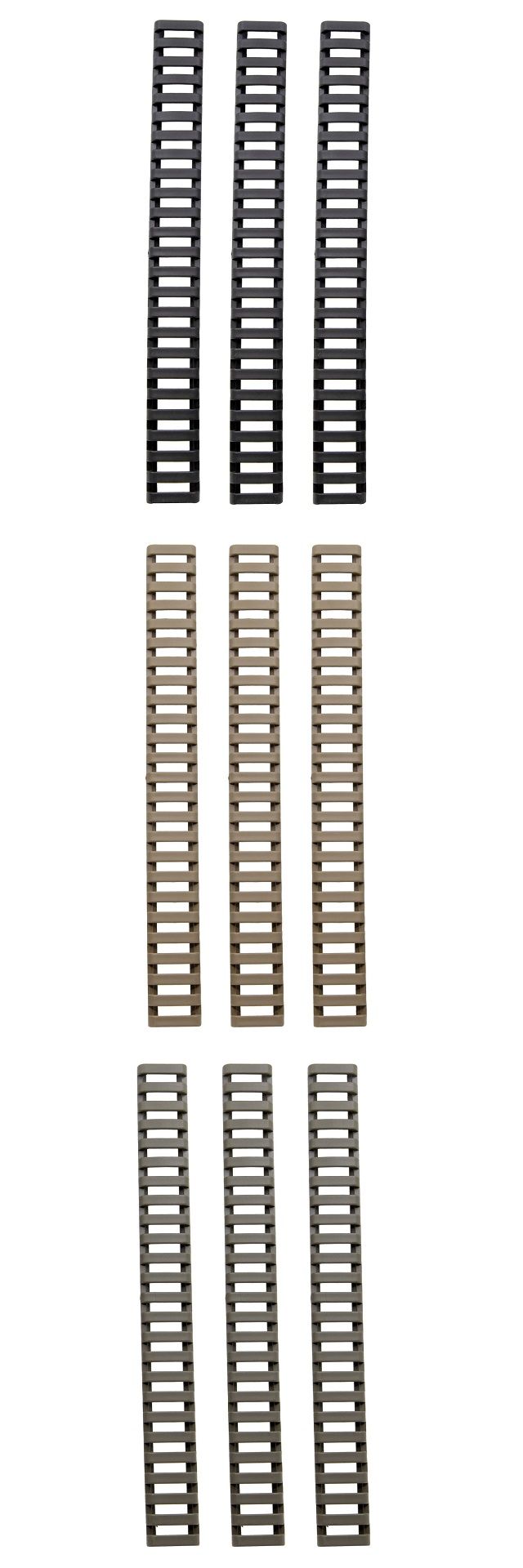 Ergo 25-Slot Ladder LowPro Rail Covers 3PK