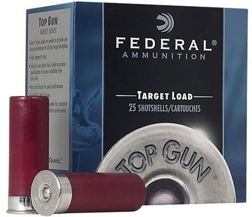 Federal Ammunition TG1218 Top Gun 12 Gauge 2.75" 1 oz 1180 fps 8 Shot Shotgun Ammo - 25 Rounds