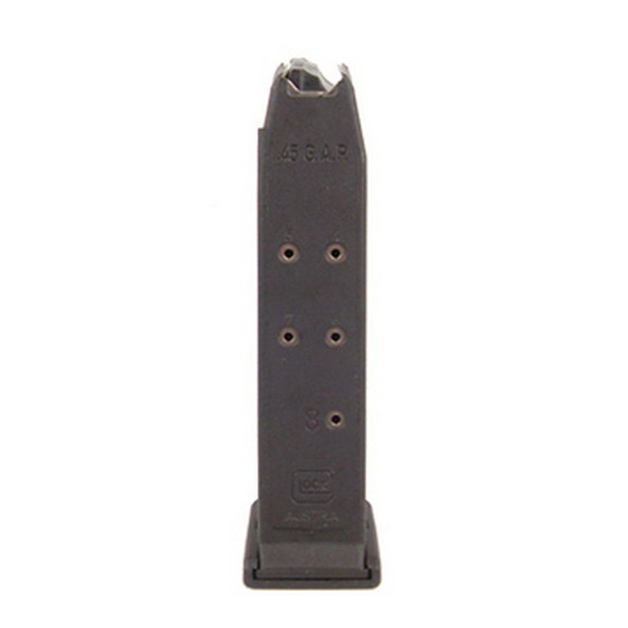 Glock MF38008 OEM Glock 38 45 GAP 8rd Black Polymer